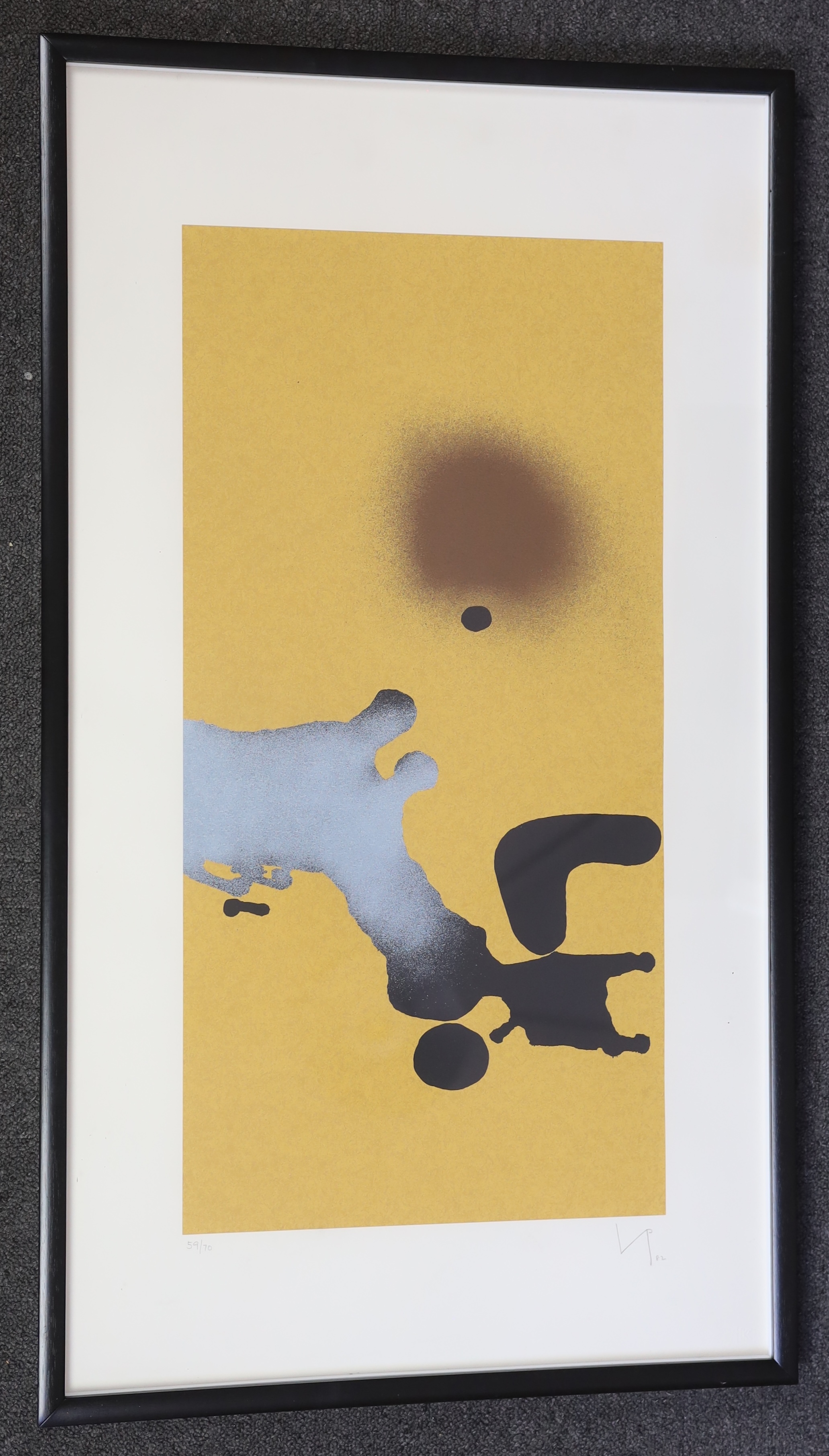 Victor Pasmore R.A, CH CBE, (British, 1908-1998), 'Points of Contact No.37' (Lynton G16.), screenprint in colours,1982, on Arches, visible sheet 87 x 48cm